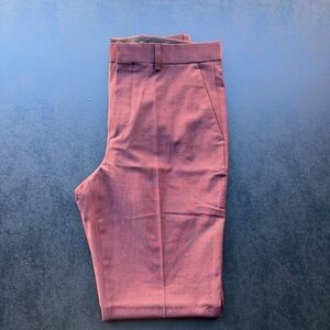 Express Wool-Blend Dress Pants Burgundy Wine Size 30x32 BNWOT